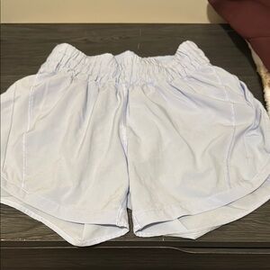 Lululemon Track That High-Rise Lined Short Light Purple Size 4